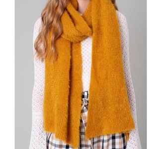 Zara fuzzy scarf